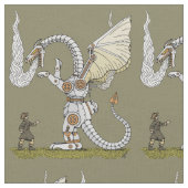 Mechanischer Drache Stoff (Nahaufnahme)