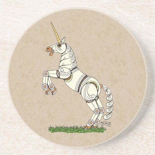 Mechanischer Einhorn-Untersetzer Getränkeuntersetzer (Vorne)