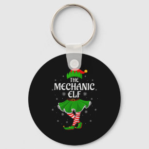 Mechanischer Elf Weihnachten Familie Mädchen Fraue Schlüsselanhänger