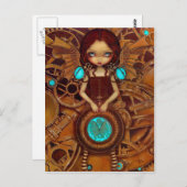 "Mechanischer Engel I" Postkarte (Vorne/Hinten)