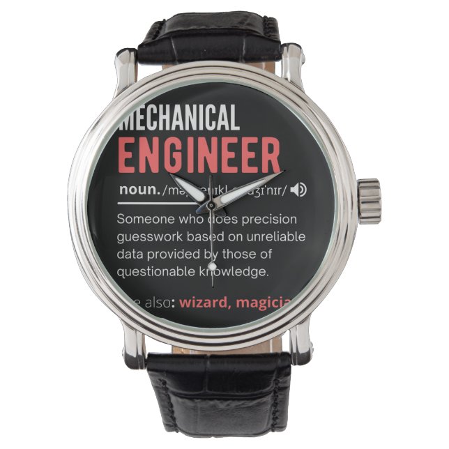 Mechanischer ENGINEER Armbanduhr (Vorderseite)