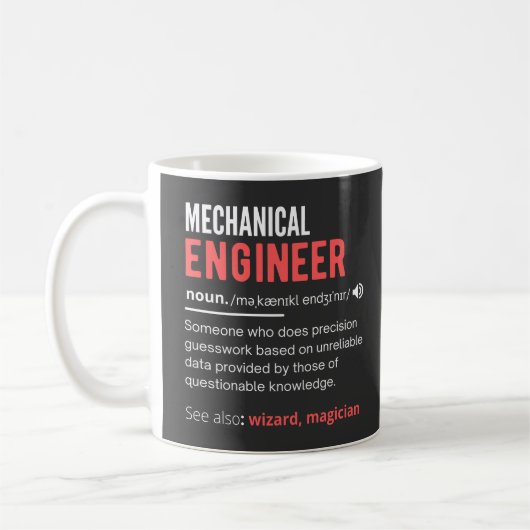 Mechanischer ENGINEER Kaffeetasse (Links)