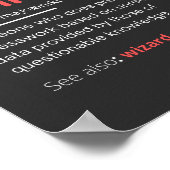 Mechanischer ENGINEER Poster (Ecke)