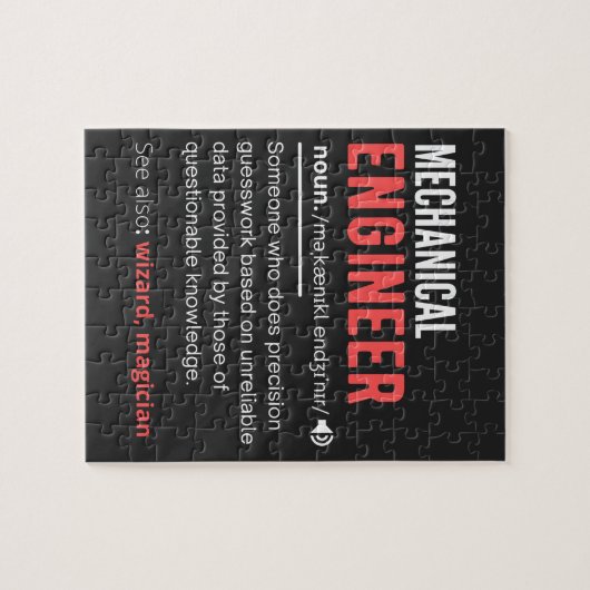 Mechanischer ENGINEER Puzzle (Horizontal)