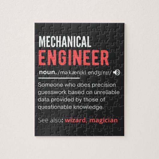 Mechanischer ENGINEER Puzzle (Vertikal)