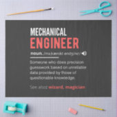 Mechanischer ENGINEER Seidenpapier (Basteln)
