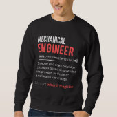 Mechanischer ENGINEER Sweatshirt (Vorderseite)
