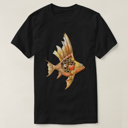 Mechanischer Fisch T-Shirt (Design vorne)
