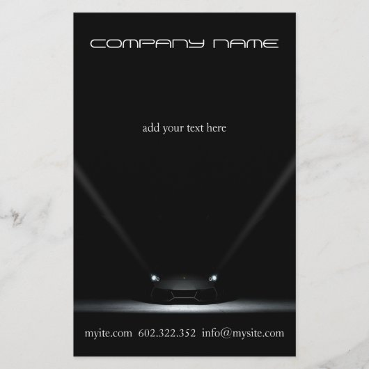 Mechanischer Flyer von Schwarzfahrzeugen (Vorne)