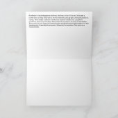 Mechanischer Frank Ruman in Rennwagen #7 Karte (Innenseite)