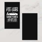 Mechanischer Friseurwerkstatt Visitenkarte (Vorne/Hinten)