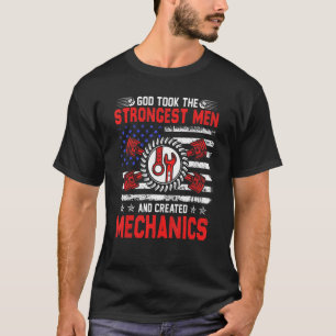 Mechanischer Gott nahm die stärksten Männer T-Shirt