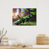 Mechanischer Grasshopper Poster (Küche)