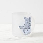 Mechanischer Haifisch-mattierte Tasse (VorderseiteRechts)