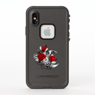 Mechanischer Halbmond mit Rote Rosen