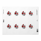 Mechanischer Halbmond mit Rote Rosen (Vorne)