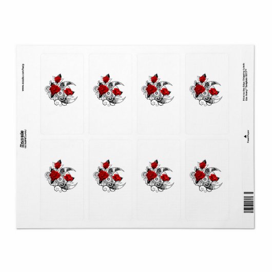 Mechanischer Halbmond mit Rote Rosen (Vorne)