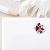 Mechanischer Halbmond mit Rote Rosen (Insitu)