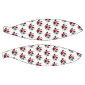 Mechanischer Halbmond mit Rote Rosen Basketball (Panele)