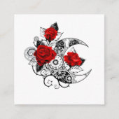 Mechanischer Halbmond mit Rote Rosen Begleitkarte (Vorderseite)