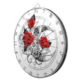 Mechanischer Halbmond mit Rote Rosen Dartscheibe (Vorderseite rechts)