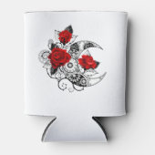 Mechanischer Halbmond mit Rote Rosen Dosenkühler (Vorderseite)