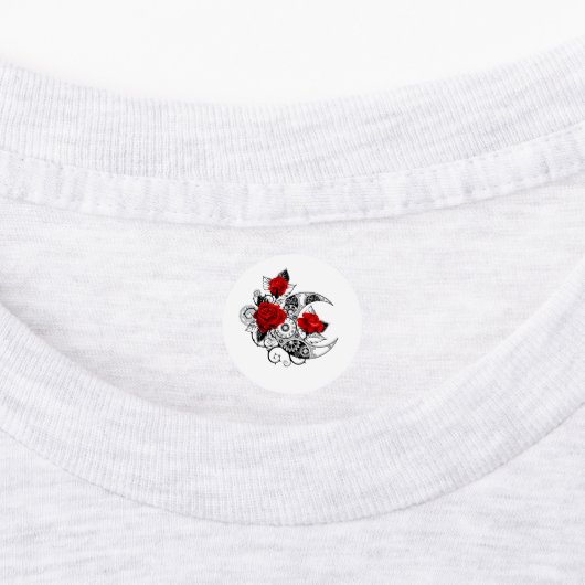 Mechanischer Halbmond mit Rote Rosen Etiketten (Befestigt)