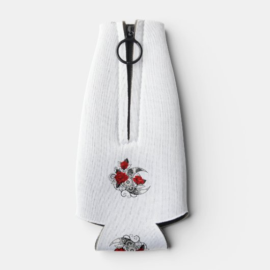 Mechanischer Halbmond mit Rote Rosen Flaschenkühler (Rückseite)
