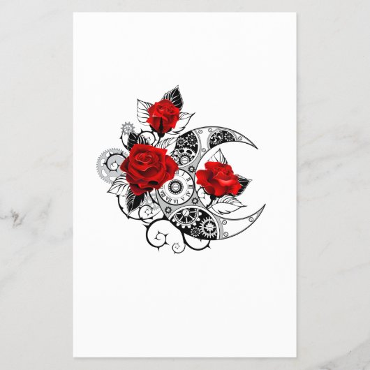 Mechanischer Halbmond mit Rote Rosen Flyer (Vorne)