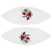 Mechanischer Halbmond mit Rote Rosen Football (Paneele)