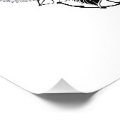 Mechanischer Halbmond mit Rote Rosen Fotodruck (Ecke)