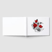 Mechanischer Halbmond mit Rote Rosen Gästebuch (Voll)