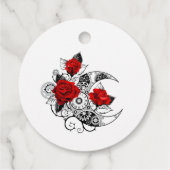 Mechanischer Halbmond mit Rote Rosen Geschenkanhänger (Rückseite)
