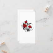 Mechanischer Halbmond mit Rote Rosen Karte (Vorderseite/Rückseite Beispiel)