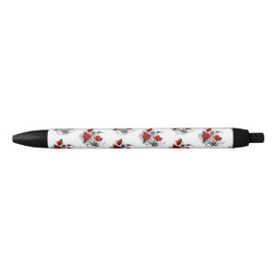 Mechanischer Halbmond mit Rote Rosen Kugelschreiber