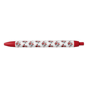 Mechanischer Halbmond mit Rote Rosen Kugelschreiber