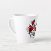 Mechanischer Halbmond mit Rote Rosen Milchtasse (Linke Ecke)