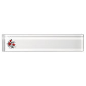 Mechanischer Halbmond mit Rote Rosen Namensplakette (Vorderseite)