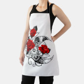 Mechanischer Halbmond mit Rote Rosen Schürze (InSitu)