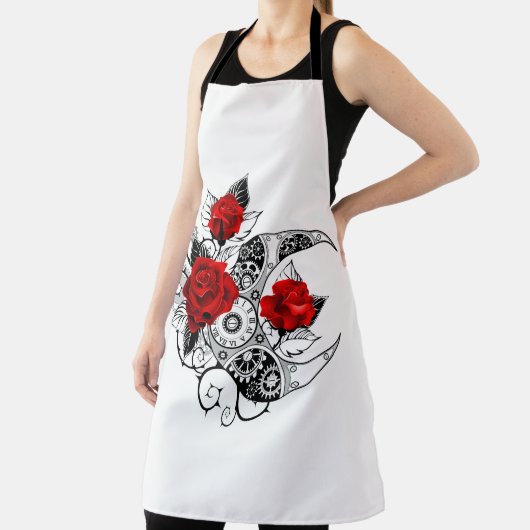Mechanischer Halbmond mit Rote Rosen Schürze (InSitu)