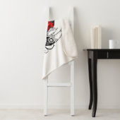 Mechanischer Halbmond mit Rote Rosen Sherpadecke (Beispiel)