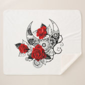 Mechanischer Halbmond mit Rote Rosen Sherpadecke (Vorderseite (Horizontal))