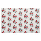 Mechanischer Halbmond mit Rote Rosen Stoff (Fat Quarter (45,7 x 55,9 cm))