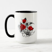 Mechanischer Halbmond mit Rote Rosen Tasse (Links)