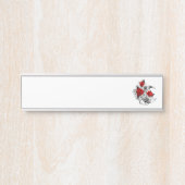 Mechanischer Halbmond mit Rote Rosen Türschild (Vorderseite )