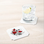 Mechanischer Halbmond mit Rote Rosen Untersetzer (Vor Ort)