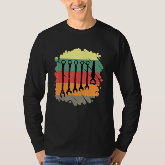 Mechanischer Handyman Mechatronics Techniker Tool T-Shirt (Vorderseite)