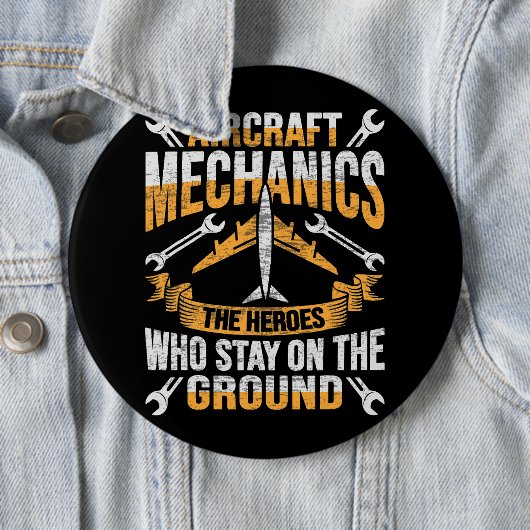 Mechanischer Heldendesign für Luftfahrzeuge eines Button (Beispiel)