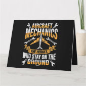 Mechanischer Heldendesign für Luftfahrzeuge eines Karte (Rückseite)