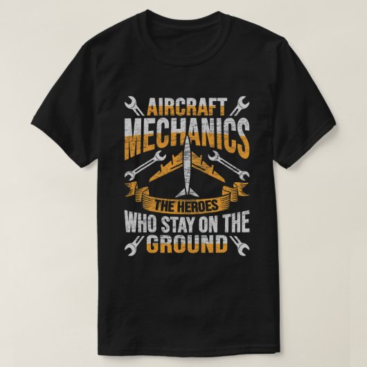 Mechanischer Heldendesign für Luftfahrzeuge eines T-Shirt (Design vorne)